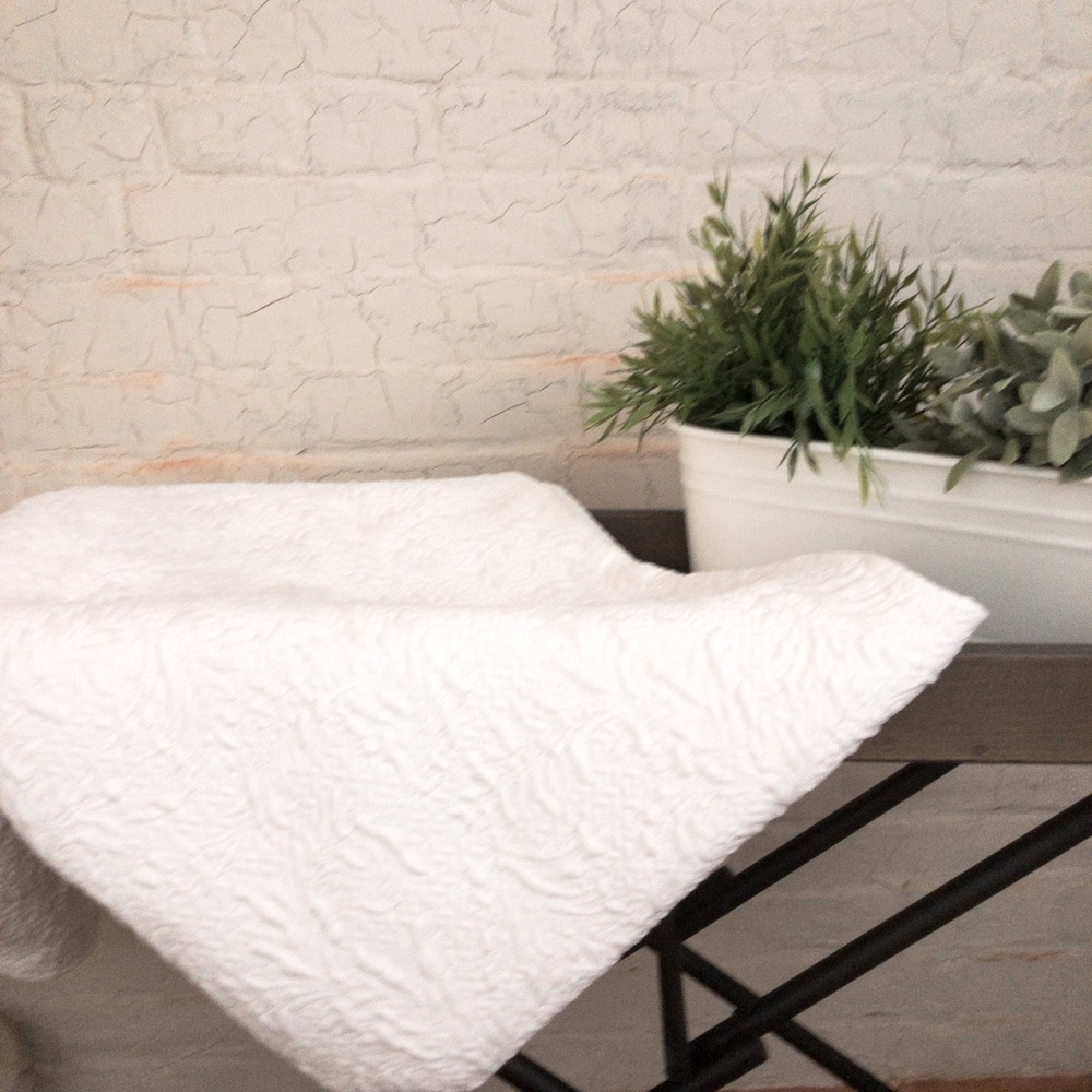 Deluxe Shower Curtain - Ivory